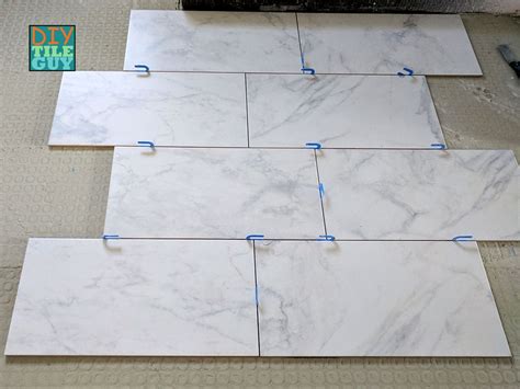 12 x 24 shower tile layout|Large Format Tile Patterns 